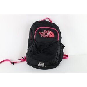 Vtg The North Face Distressed Spell Out Wasatch Hiking Trail Backpack Book Bag